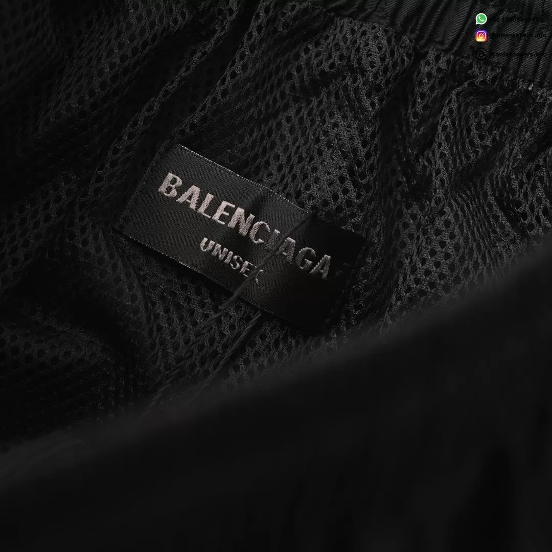 Balenciaga Circular Embroidered White Stripe Track Pants | Luxury Designer Sportswear