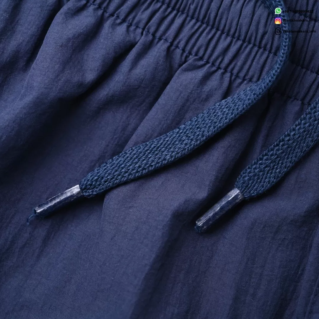 Balenciaga Circular Logo Navy Blue Track Pants | Designer Athletic Streetwear