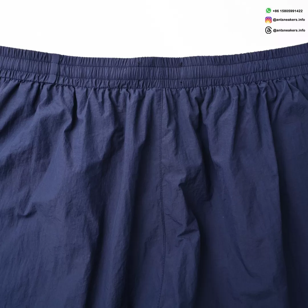 Balenciaga Circular Logo Navy Blue Track Pants | Designer Athletic Streetwear