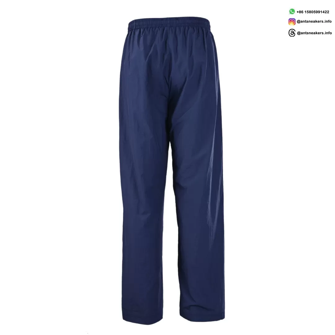 Balenciaga Circular Logo Navy Blue Track Pants | Designer Athletic Streetwear