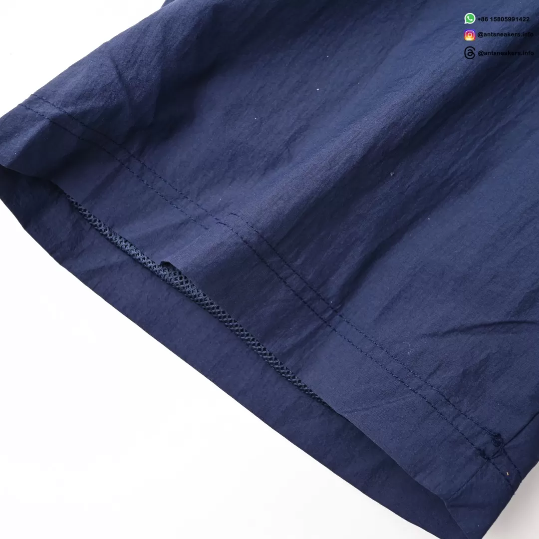 Balenciaga Circular Logo Navy Blue Track Pants | Designer Athletic Streetwear