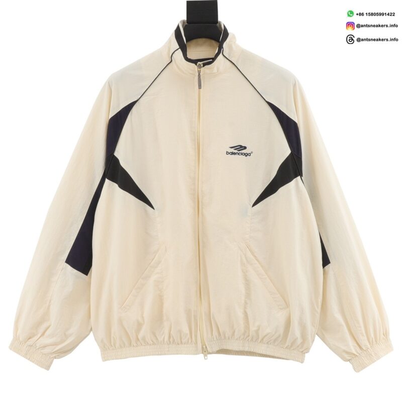 Balenciaga Patchwork Sports Jacket – 25FW Collection | Luxury Streetwear Windbreaker