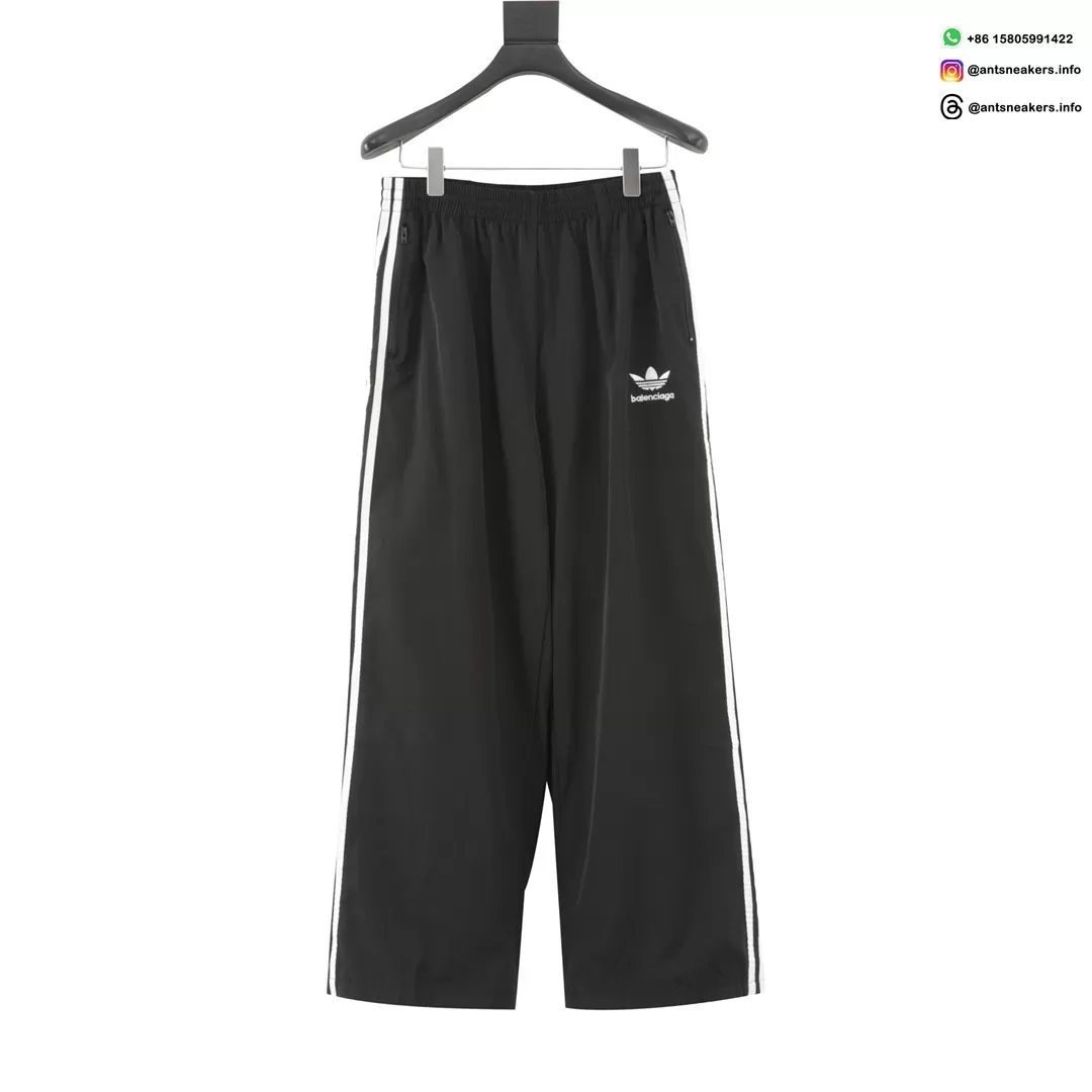 Balenciaga x adidas Three-Stripes Track Pants - 25FW Collaboration | Unisex Sports Streetwear