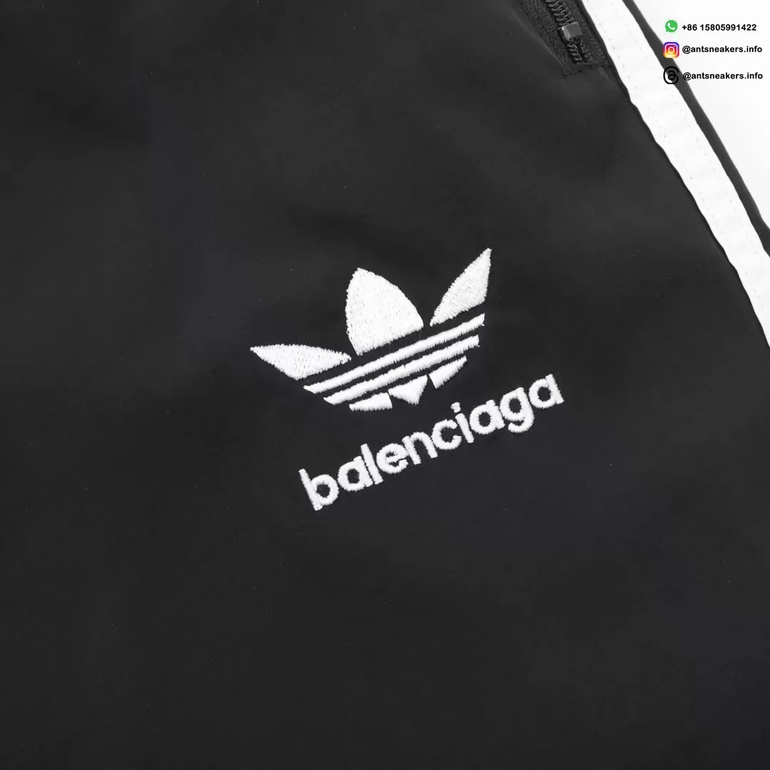 Balenciaga x adidas Three-Stripes Track Pants - 25FW Collaboration | Unisex Sports Streetwear