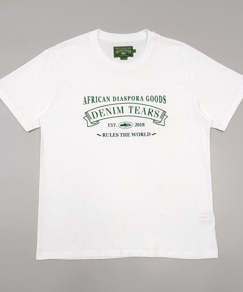Denim Tears ADG 2018 White Tee | Premium 230g Cotton T-Shirt | Streetwear Essentials