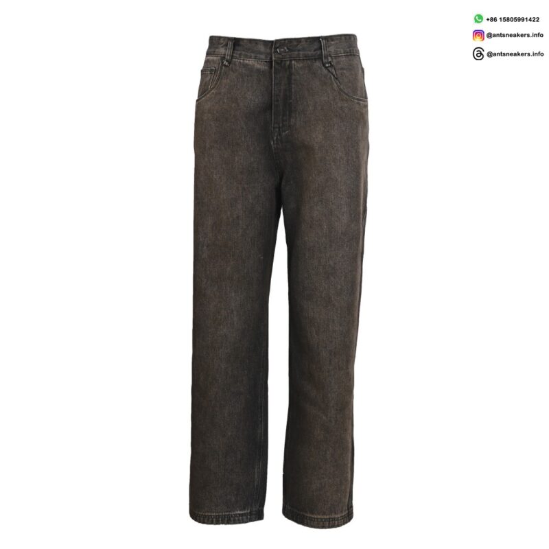 Fendi Vintage-Wash Straight-Leg Denim Jeans | Classic 5-Pocket Relaxed Fit | Fendi 2025 Collection