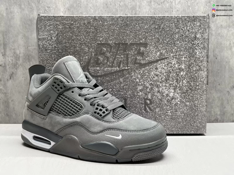 Nigel Sylvester x Air Jordan 4 “Grey Brick” – Premium Grey Suede Jordan 4 Collaboration | Buy Online
