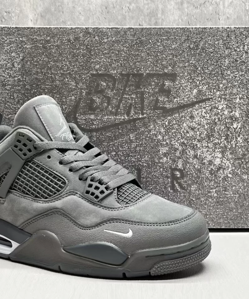 Nigel Sylvester x Air Jordan 4 “Grey Brick” – Premium Grey Suede Jordan 4 Collaboration | Buy Online