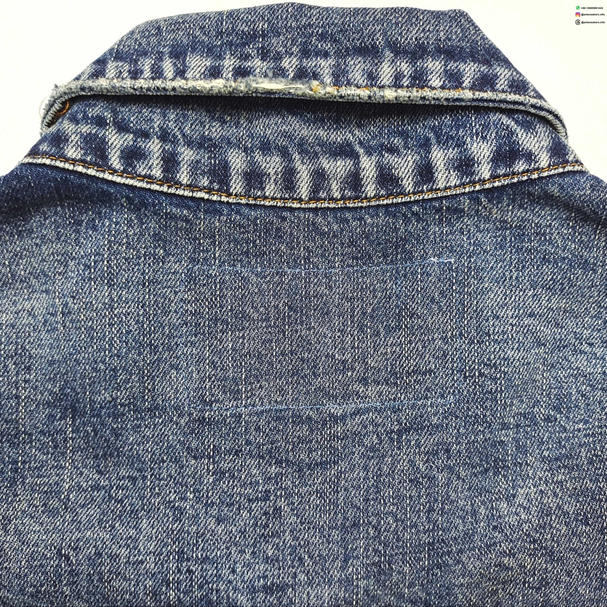 Sp5der Denim Workwear Zip Jacket | Vintage Washed Embroidered Denim | Streetwear Collection 2025
