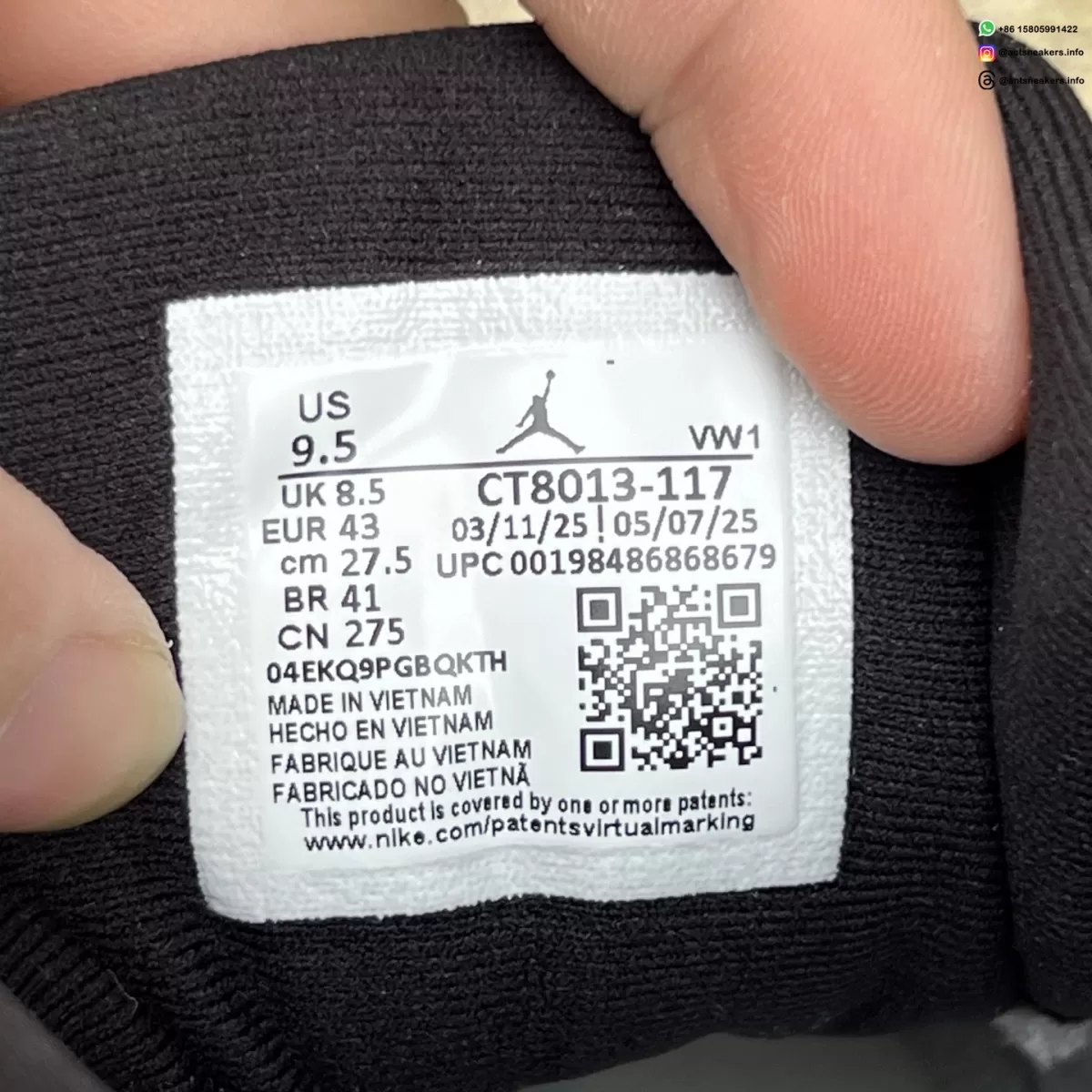 Air Jordan 12 Retro 'Taxi' 2025 CT8013-117