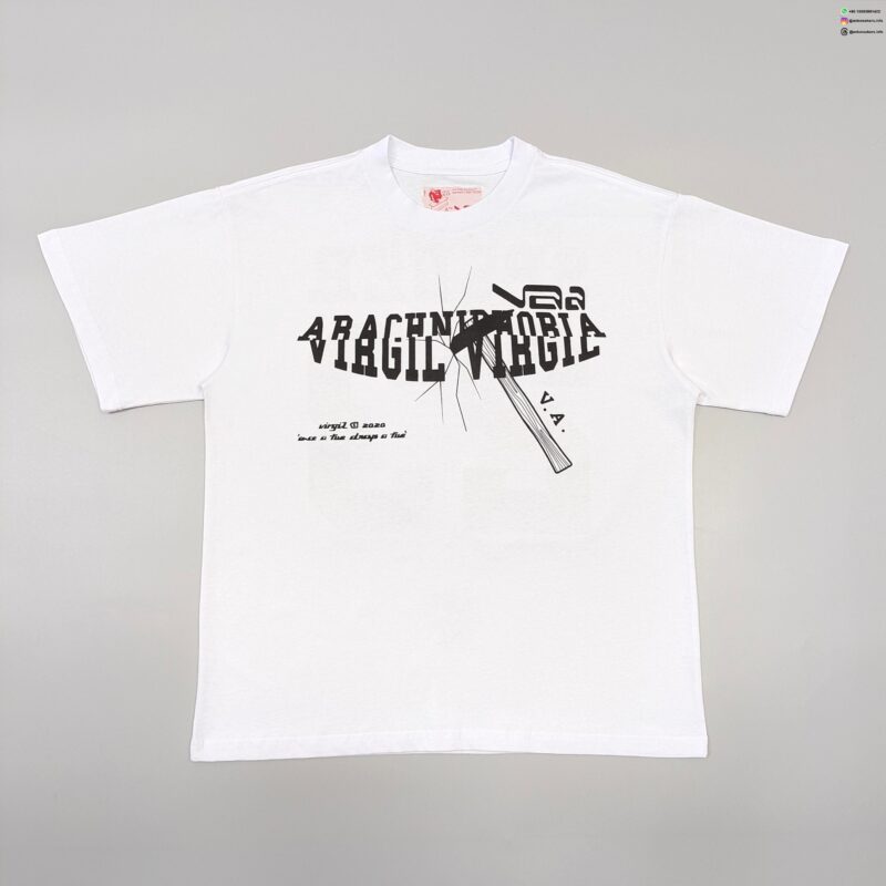 Sp5der Back 23 White Graphic Tee – Premium Cotton Streetwear T-Shirt