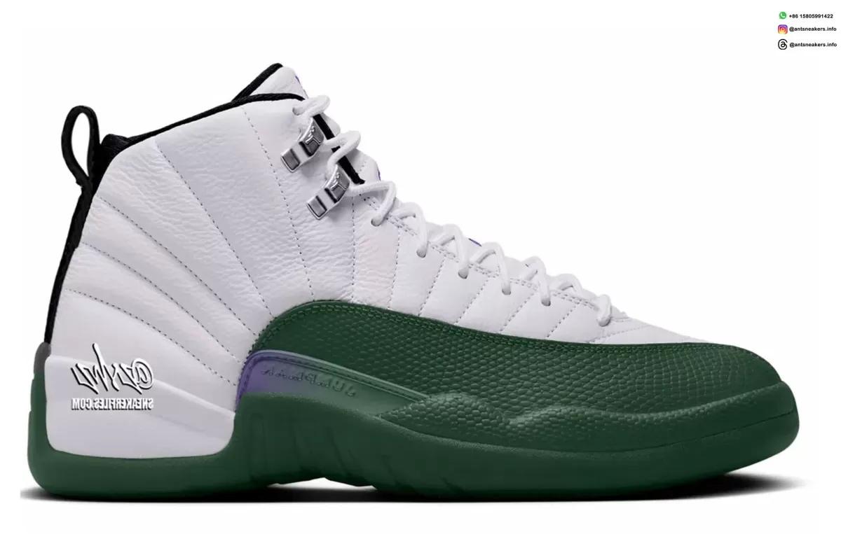 Air Jordan 12 'Bucks' CT8013-103 Sneakers Running Shoes