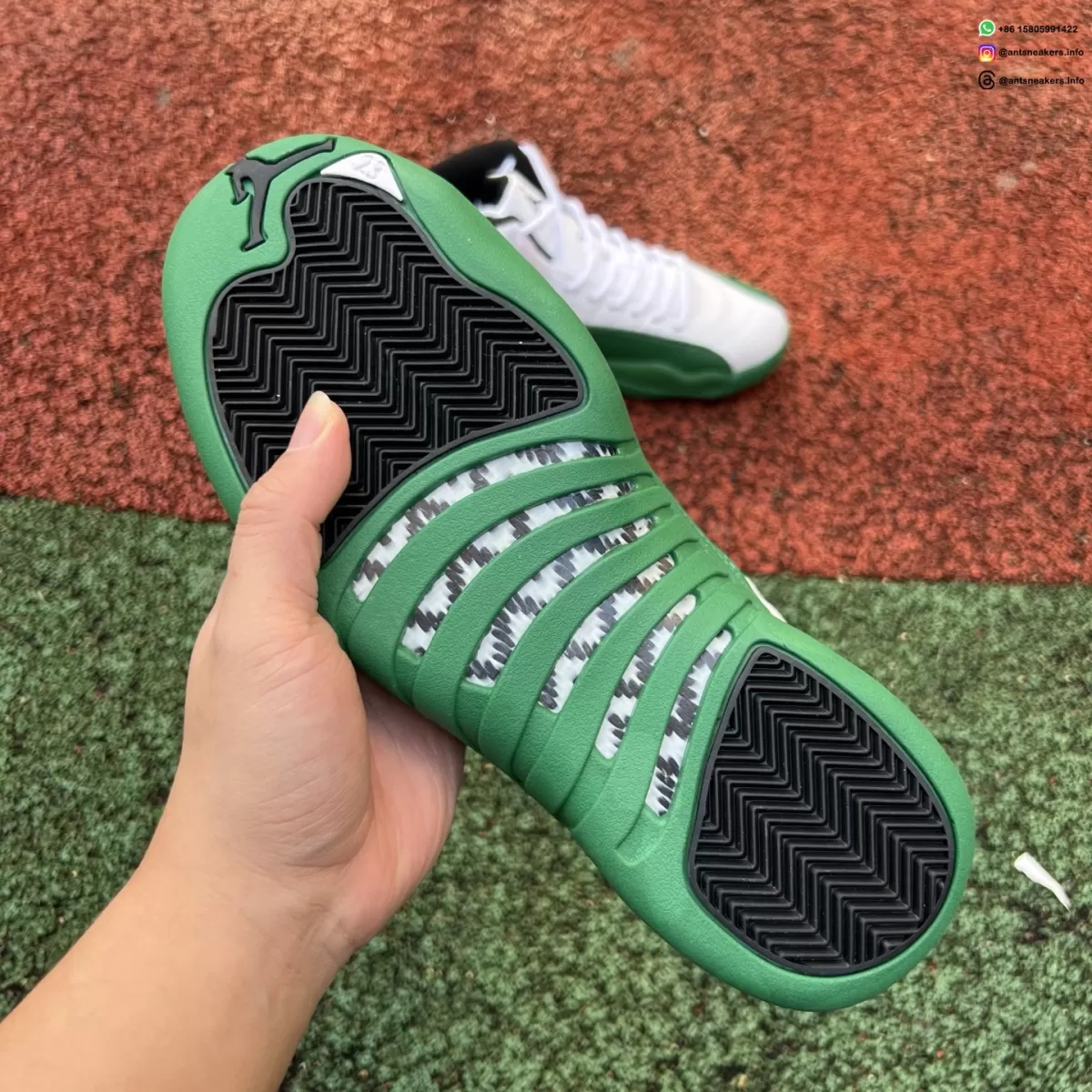 Air Jordan 12 'Bucks' CT8013-103 Sneakers Running Shoes