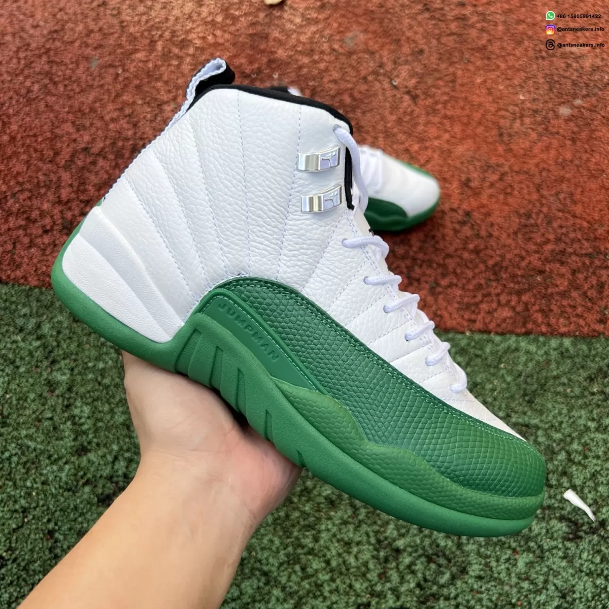Air Jordan 12 'Bucks' CT8013-103 Sneakers Running Shoes