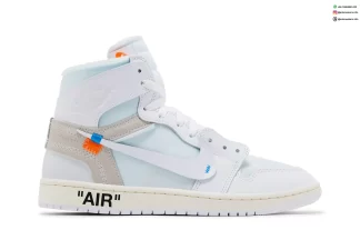 Off-White x Air Jordan 1 Retro High OG 'Alaska' AA3834-100