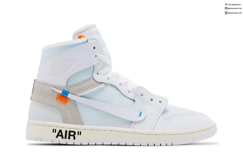 Off-White x Air Jordan 1 Retro High OG 'Alaska' AA3834-100