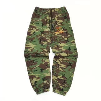 Gallery Dept Camo Sweatpants – Vintage Washed Tie Dye Camouflage Pants 420g