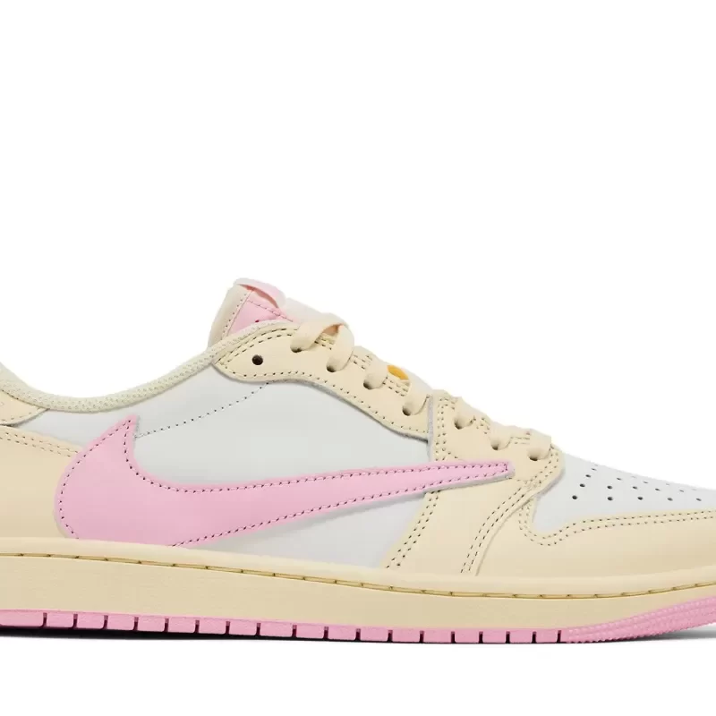 Travis Scott x Air Jordan 1 Retro Low OG 'Shy Pink' IQ7604-100