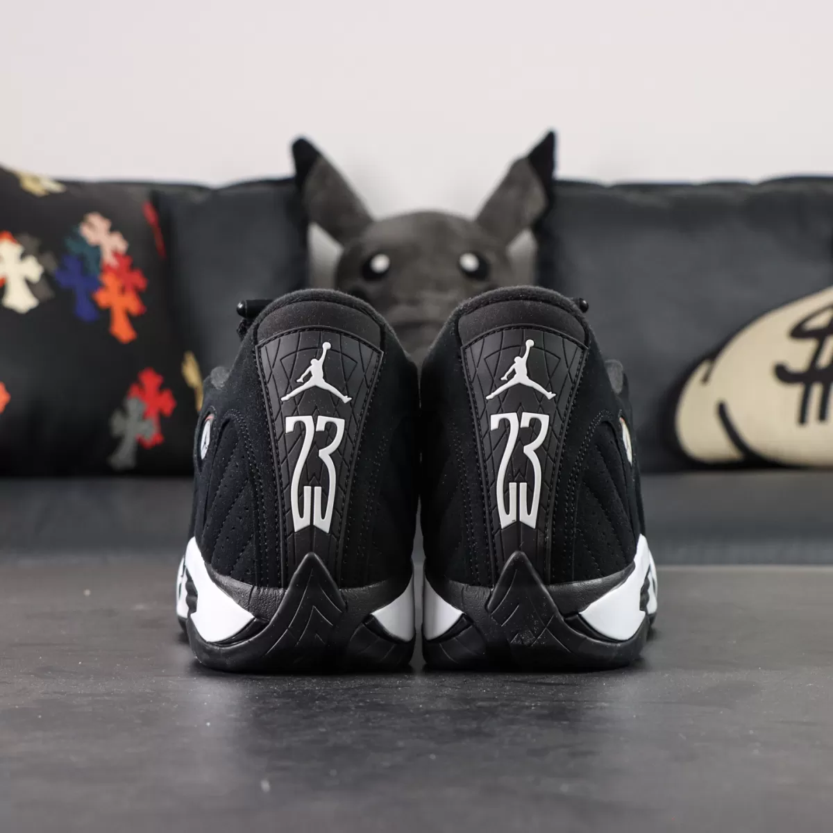 Air Jordan 14 Retro 'Black White' 487471-016