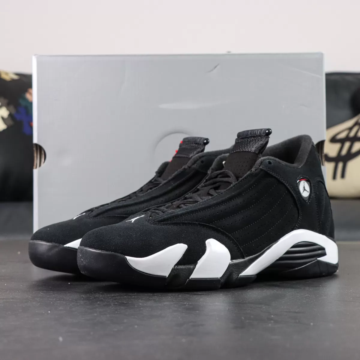Air Jordan 14 Retro 'Black White' 487471-016