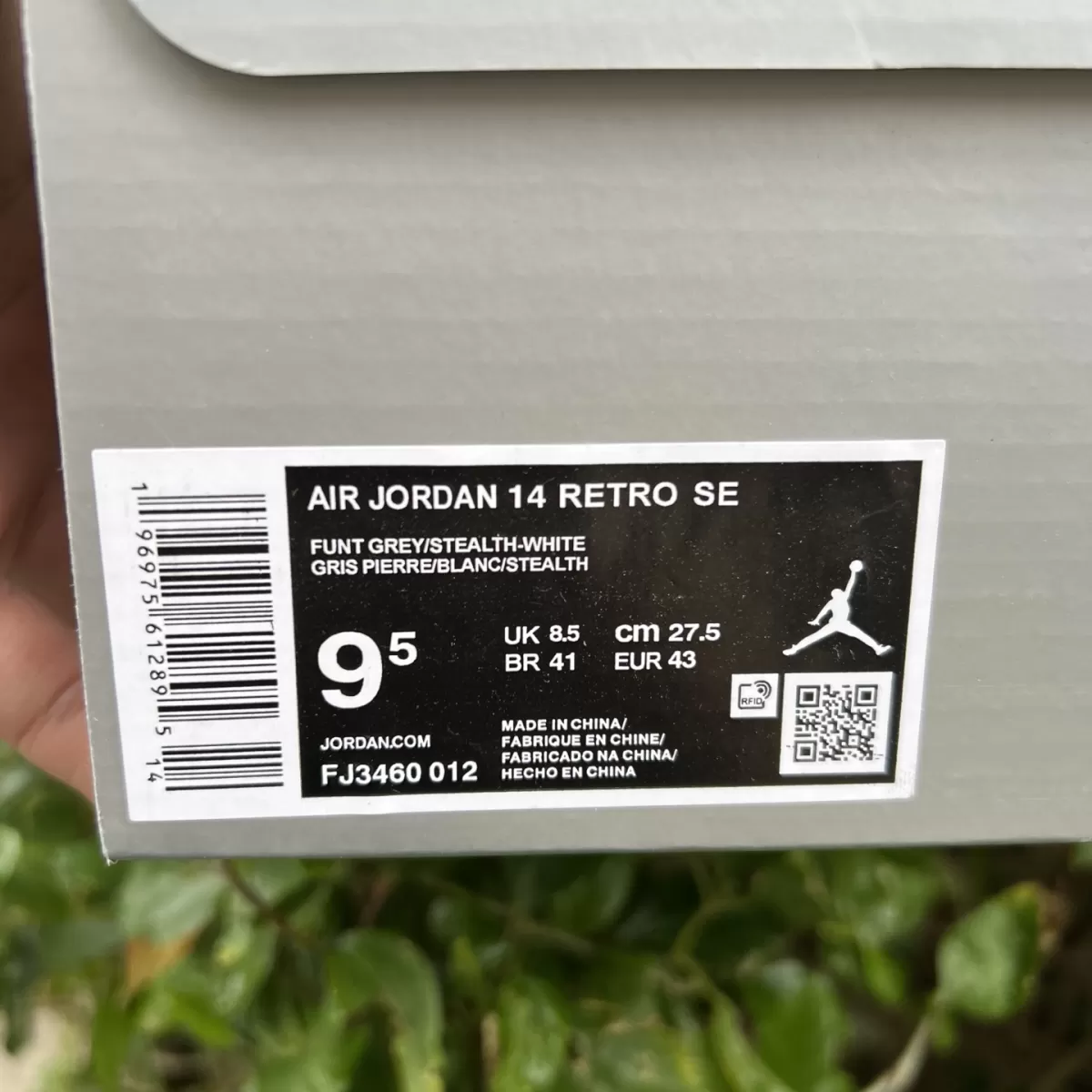 Air Jordan 14 Retro 'Flint Grey' FJ3460-012