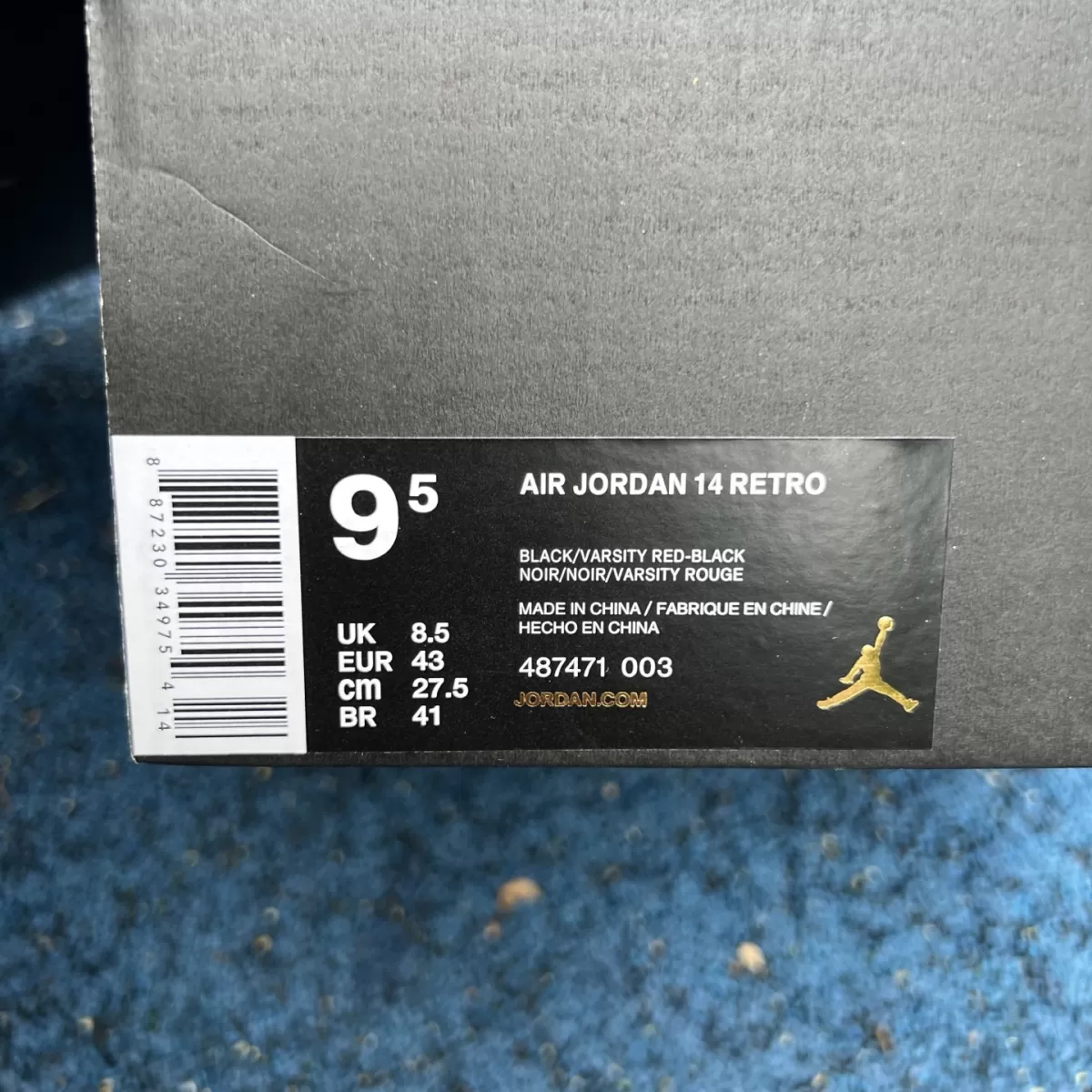 Air Jordan 14 Retro 'Last Shot' 2018 487471-003