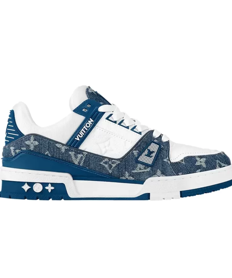Louis Vuitton Wmns Trainer 'Monogram Denim - Light Blue' 1AC2AN
