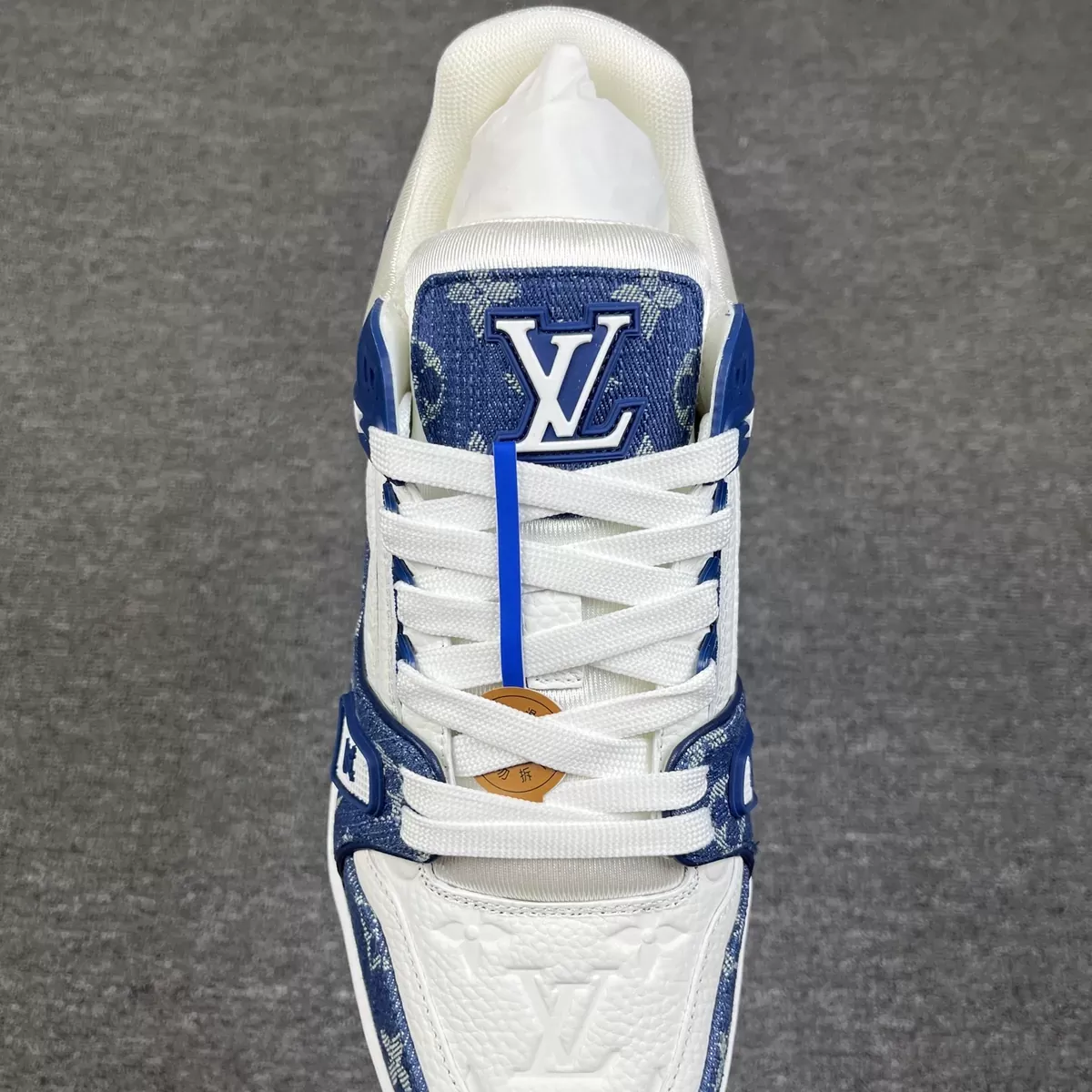 Louis Vuitton Wmns Trainer 'Monogram Denim - Light Blue' 1AC2AN