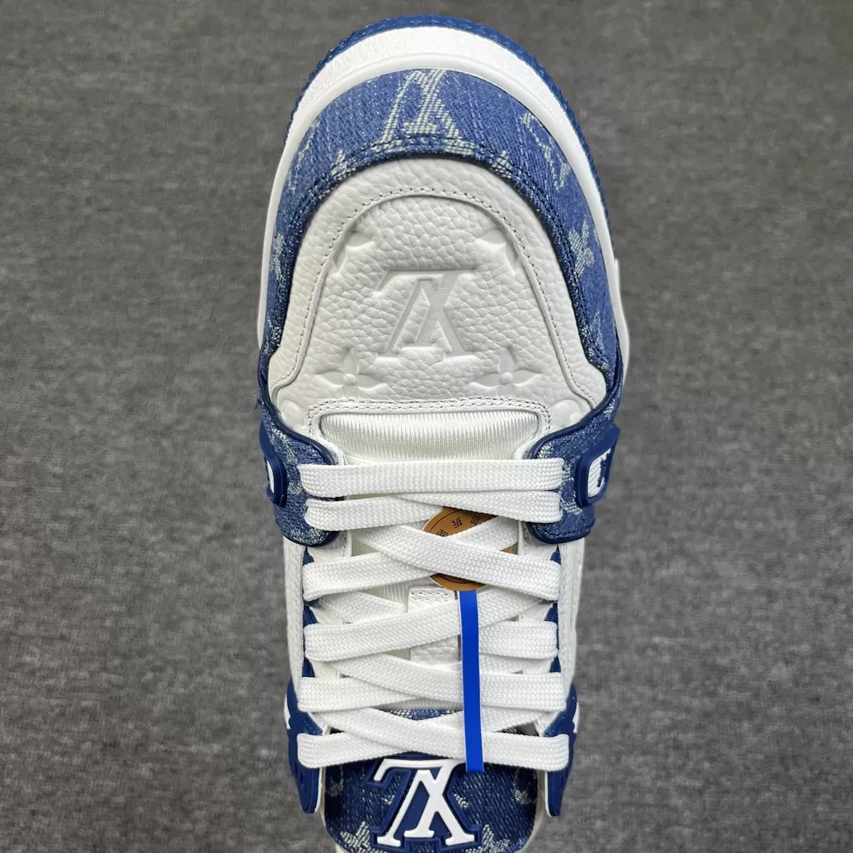 Louis Vuitton Wmns Trainer 'Monogram Denim - Light Blue' 1AC2AN